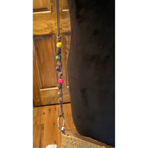 Womens Crossbody Bag Beaded Sparkle Straw Edge Boho Hippie Paisley Animal Print - Picture 11 of 12